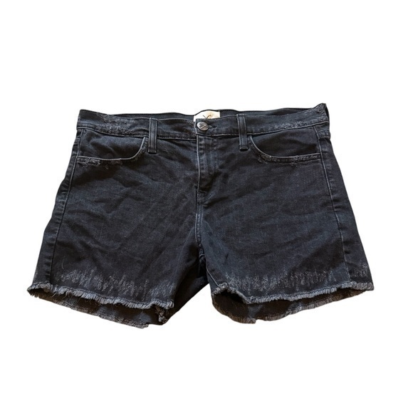 Tribe Kelley Women's Black Denim Shorts - Picture 1 of 7